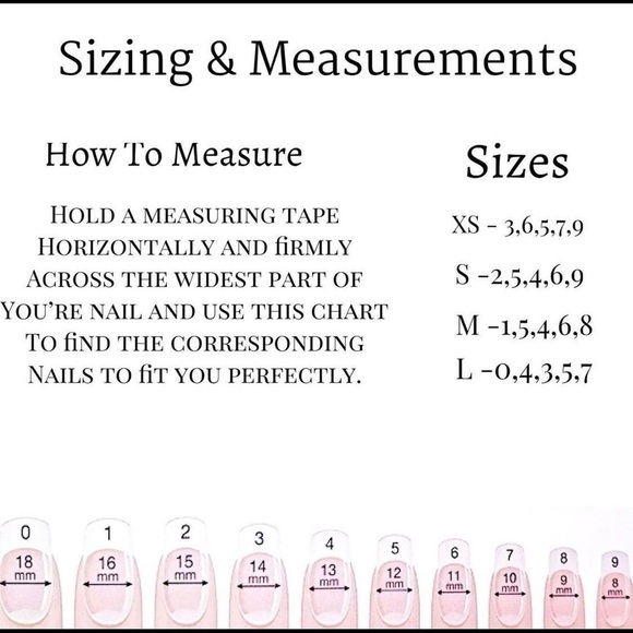 10 PC Hand Crafted Ombre Nails NWT (S,M,L) - Picture 3 of 5